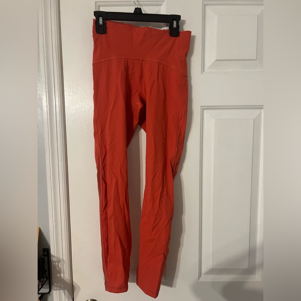 Orange Lululemon Leggings
